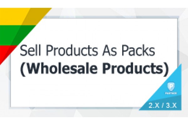 Sell Products As Packs / Wholesale Products