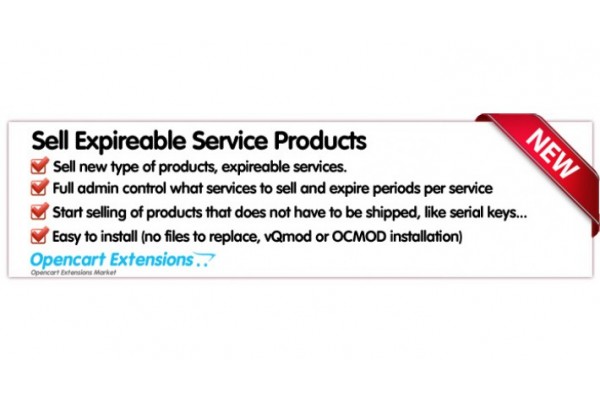 Sell Expireable Service Products