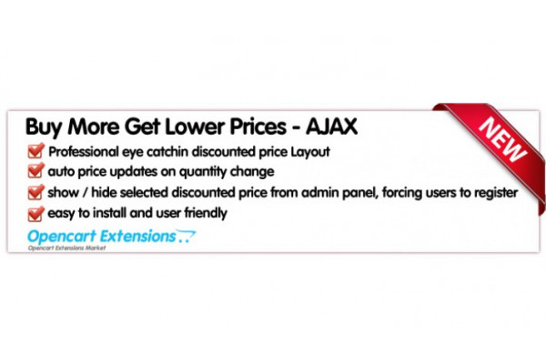 Buy More Get Lower Prices - Ajax
