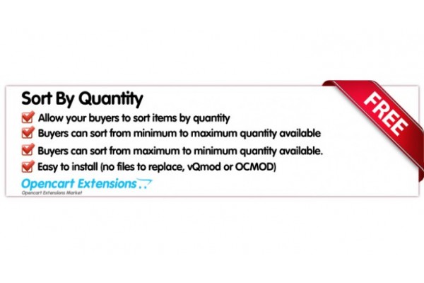 Sort Products By Quantity