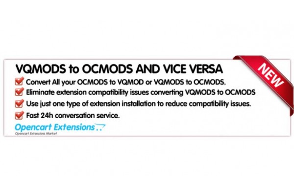 VQMODs to OCMODS or OCMODS to VQMODS