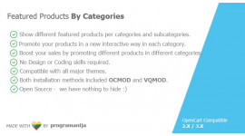 Featured Products By Category (Diferrent ones)