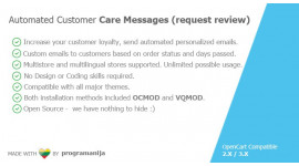 Automated Customer Care Messages(Request Review)