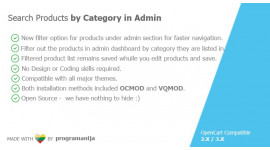 Search Products By Category  In Admin