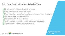 Auto Extra Custom Product Tabs by Tags