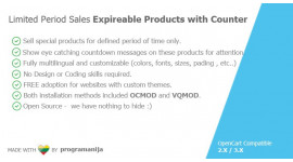 Limited Time Offer Sales / Expireable products - OC 2.X