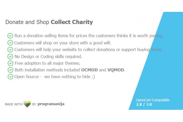 Donate And Shop / Support / Collect Charity